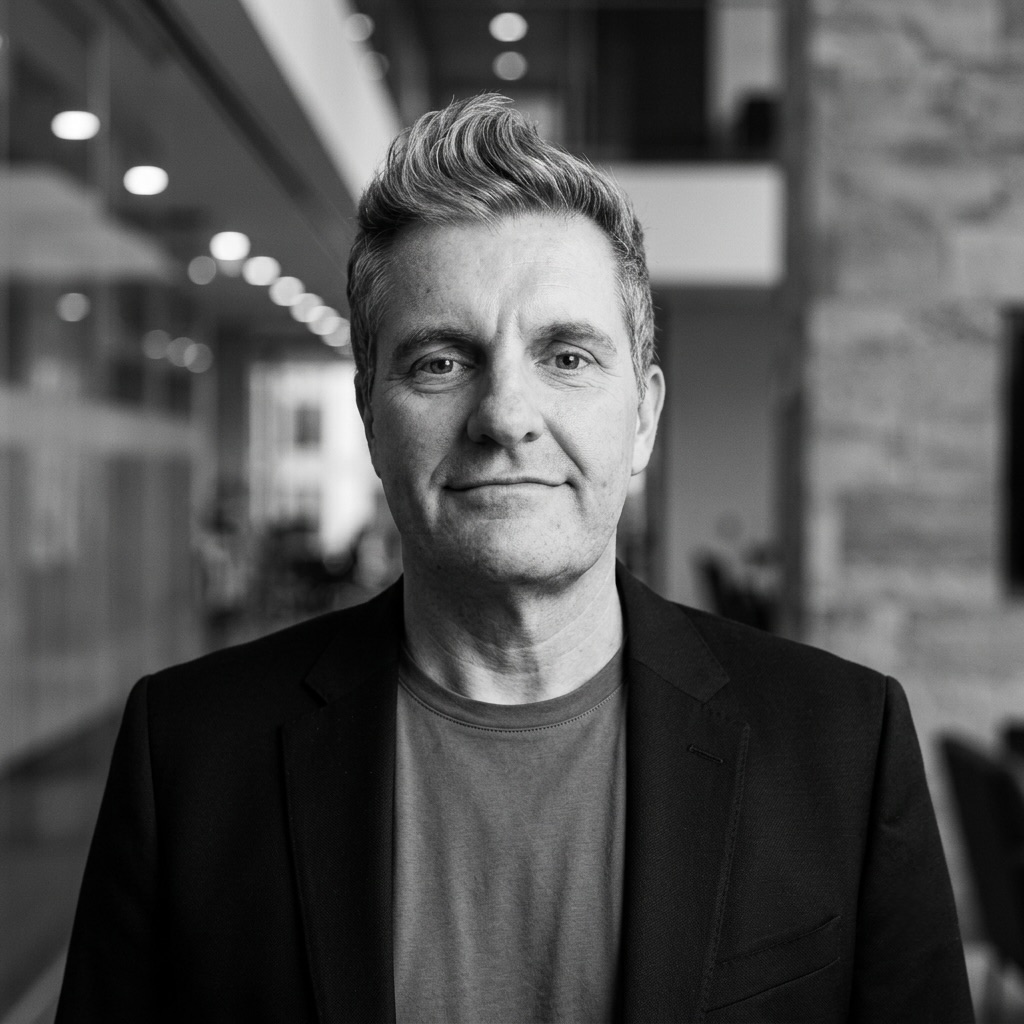 Portrait of Ian Moore, founder of Saturn Frontier